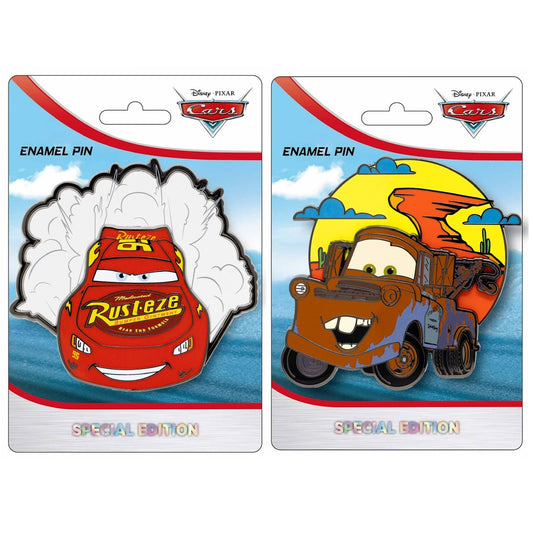 Disney Pixar Cars Lightning McQueen & Mater Pins at Pink a la Mode