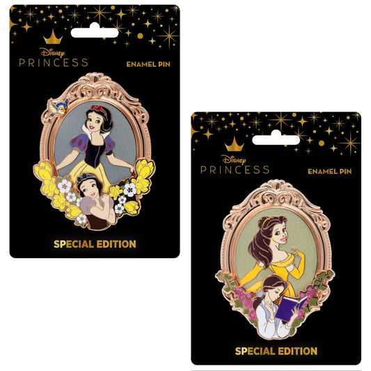 Snow White & Beauty and the Beast Disney Transformations Series Pins at Pink a la Mode