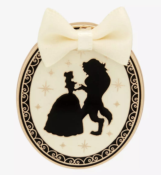 Beauty and the Beast Belle & Beast Silhouette Pin - BoxLunch