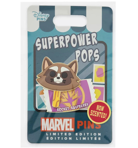 Rocket Raspberry Superpower Pops Pin at Disney Store
