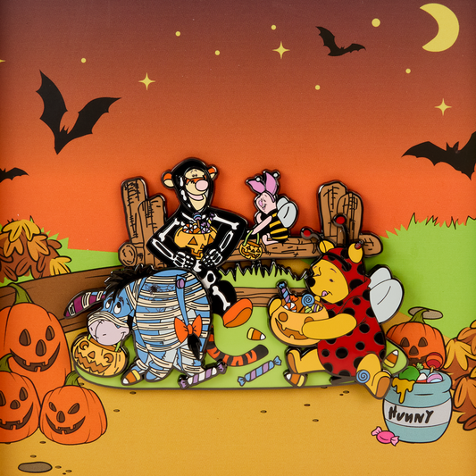 Winnie The Pooh & Friends Trick Or Treat Loungefly Disney Pin