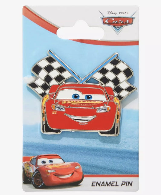Lightning McQueen Checkered Flag Disney Pin - BoxLunch