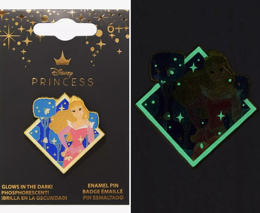Aurora Glow-in-the-Dark Frame Disney Pin - BoxLunch