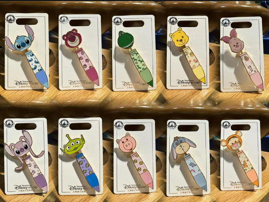 Disney Character Pen Pins at Shanghai Disney Resort