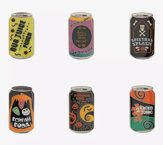The Nightmare Before Christmas Soda Can Blind Box Pin Set - Hot Topic