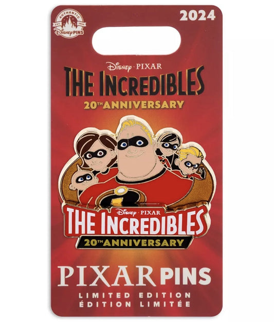 The Incredibles 20th Anniversary Pin at Disney Store