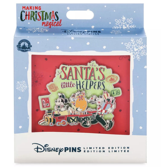Mickey Mouse and Friends Holiday 2024 Mini Jumbo Pin at Disney Store
