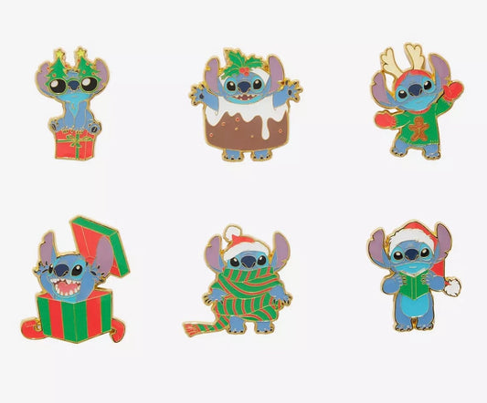 Lilo & Stitch Holiday Outfits Blind Box Pin Set - BoxLunch