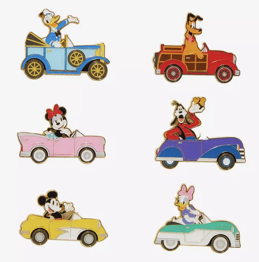 Mickey Mouse & Friends Cars Blind Box Pin Set - BoxLunch
