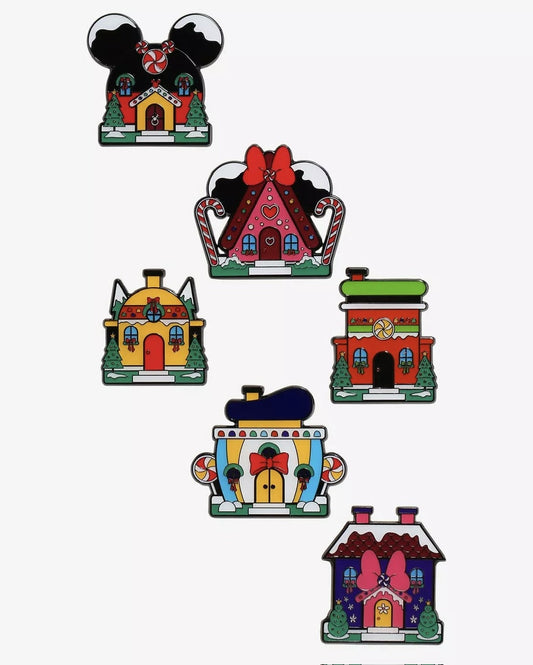 Disney Holiday Village Blind Box Pin Set at Hot Topic