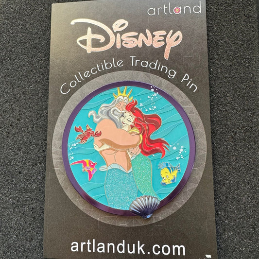 King Triton & Ariel Family Magic Disney Pin by ArtLand