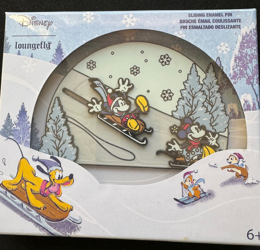Mickey & Friends Winter Wonderland Limited Edition Loungefly Disney Pin