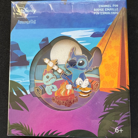 Stitch Camping Cuties Limited Edition Loungefly Disney Pin