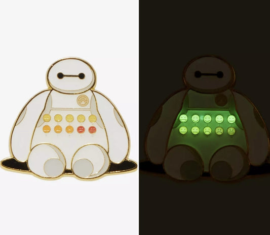 Big Hero 6 Baymax Pain Scale Glow-in-the-Dark Pin - BoxLunch