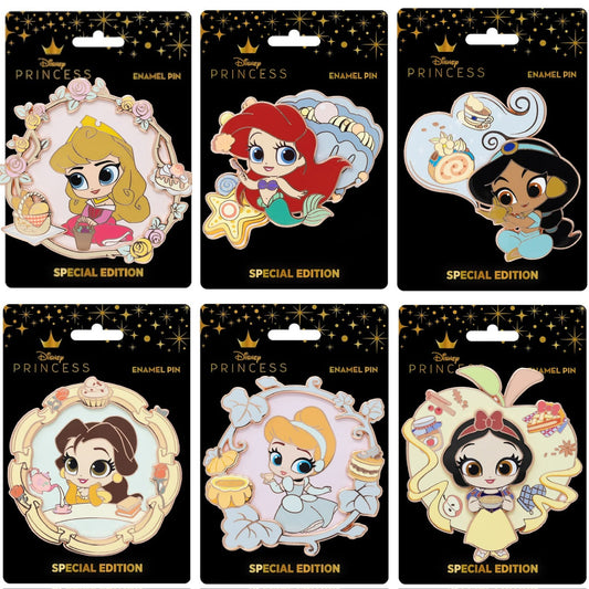 Disney Cutie Princess with Food Pin Series at Pink a la Mode
