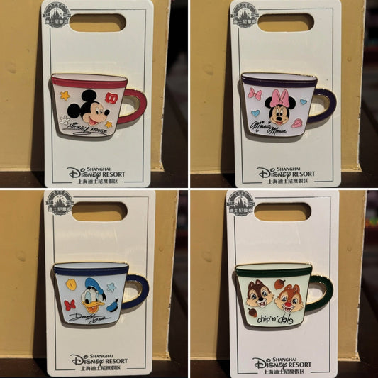 Mickey & Friends Mug Pin Series at Shanghai Disney Resort