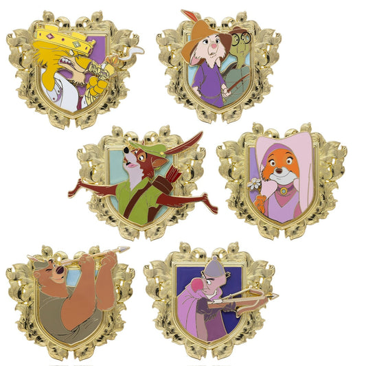 Robin Hood Family Crest Disney Pins at Pink a la Mode