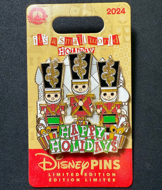 Toy Soldiers it’s a small world Holiday 2024 Disney Pin