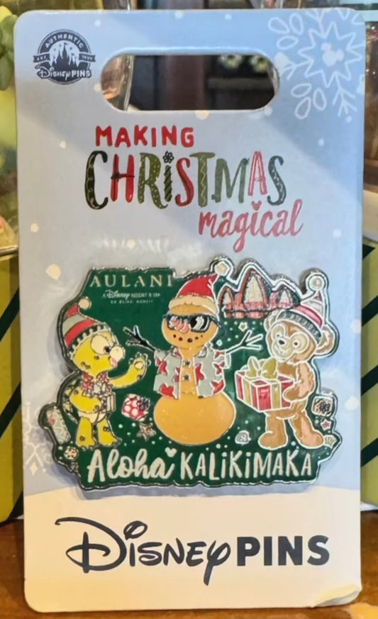 Aloha Kalikimaka 2024 Aulani Disney Pin