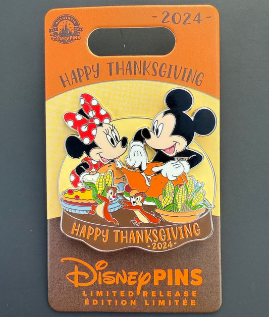Happy Thanksgiving 2024 Disney Pin
