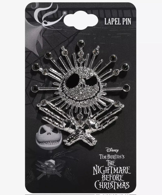 The Nightmare Before Christmas Jack Bling Pin at Hot Topic