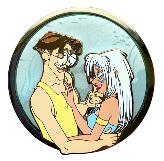 Love in Atlantis Glass LE 150 ArtLand Disney Pin
