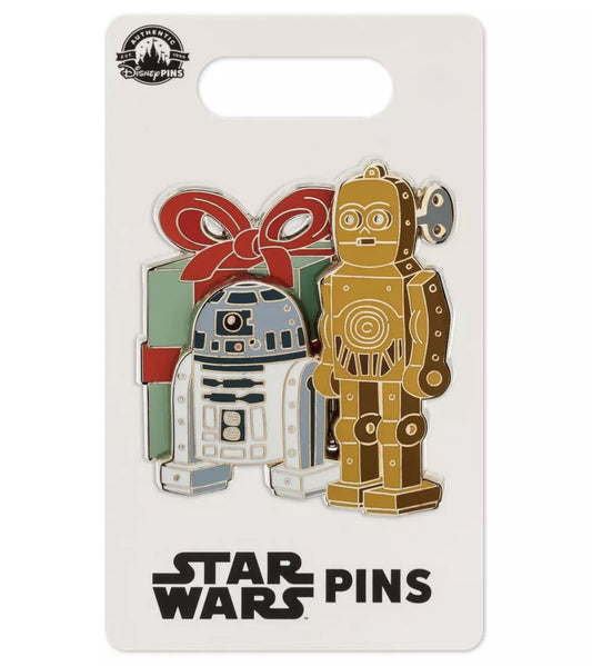 Star Wars R2-D2 and C-3PO Holiday Pin at Disney Store
