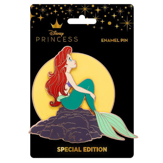 The Little Mermaid Ariel Moon Light Mermaid Pin at Pink a la Mode