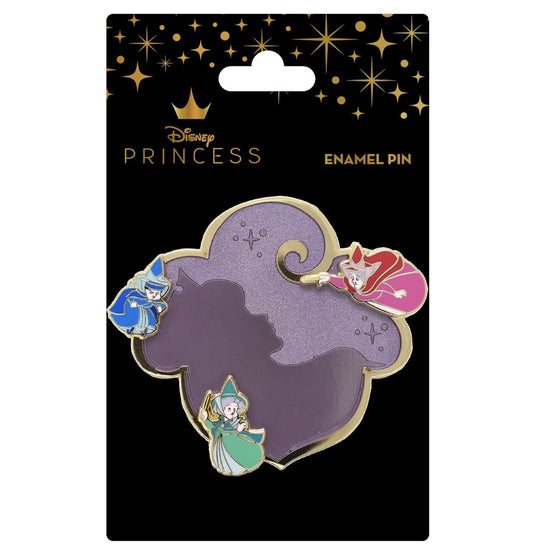 Sleeping Beauty Enchanted Fairies Disney Pin at Pink a la Mode