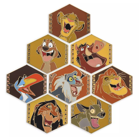 The Lion King Laughing Disney Mystery Pin Set