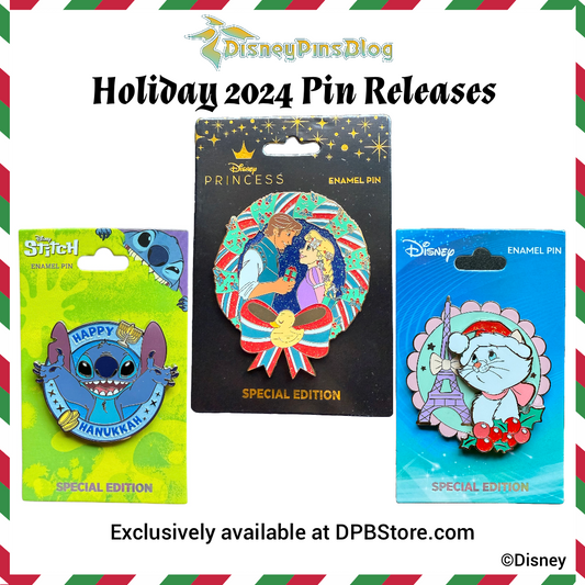 Holiday 2024 Disney Pin Releases at DPB Store