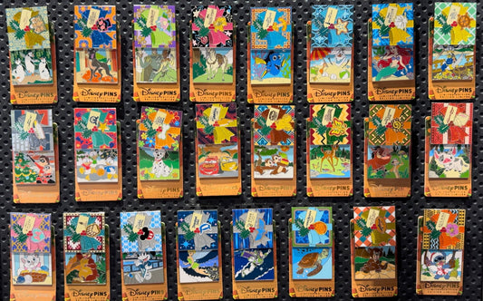 Disney Resorts Christmas 2024 Pin Collection