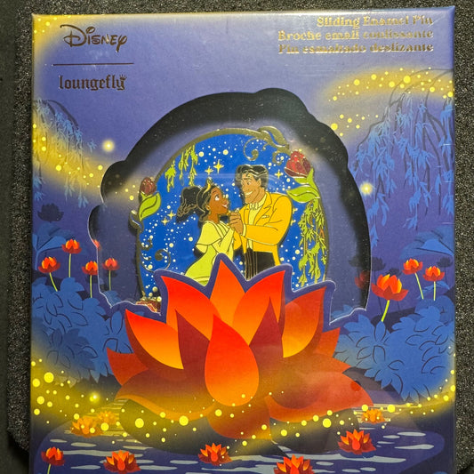 The Princess And The Frog 15th Anniversary Tiana & Naveen Limited Edition Loungefly Disney Pin