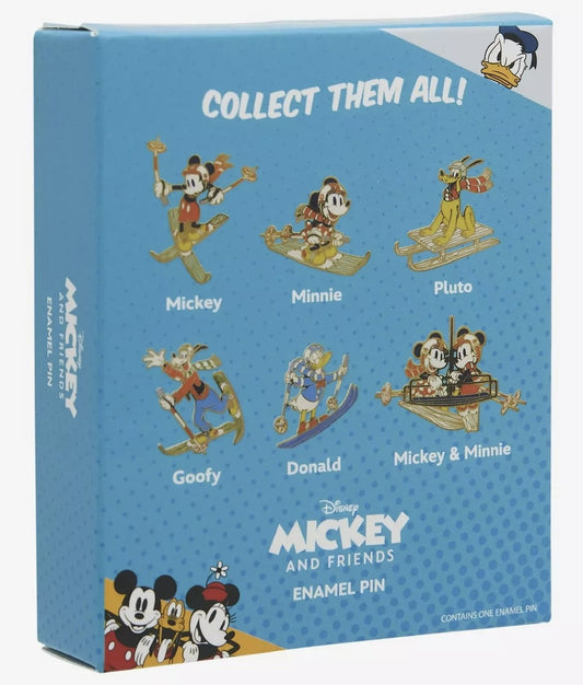Mickey and Friends Skiing Adventure Blind Box Pin Set at BoxLunch