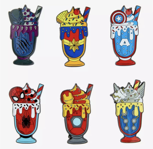 Marvel Milkshakes Blind Box Pin Set - BoxLunch