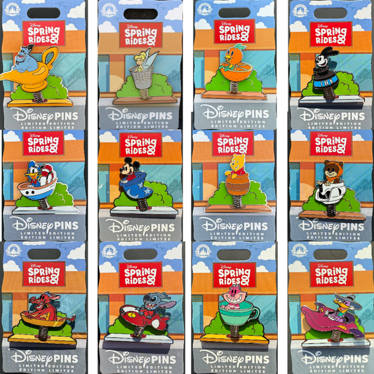 Complete Disney Spring Rides Pin Collection
