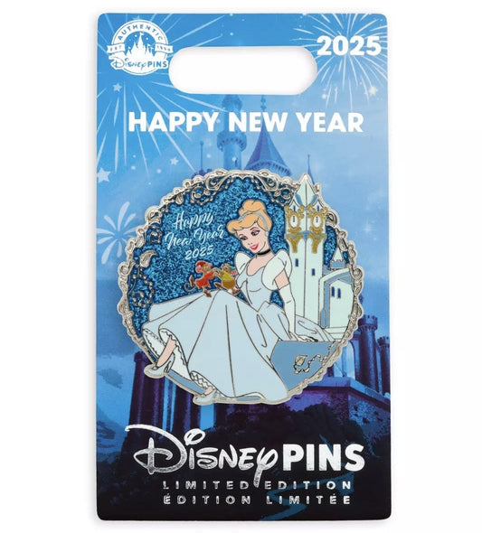 Cinderella ''Happy New Year 2025'' Pin at Disney Store