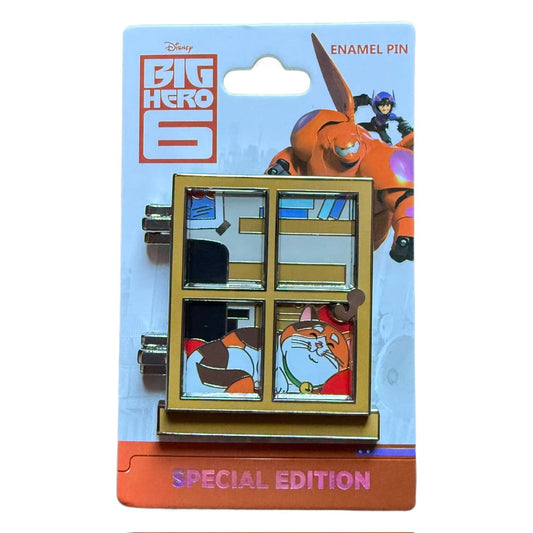 Big Hero 6 Mochi Disney Cats Window Pin