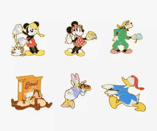 Mickey Mouse & Friends Breakfast Blind Box Pin Set - BoxLunch