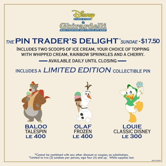 Baloo, Olaf & Louie Pin Trader’s Delight – December 5, 2024