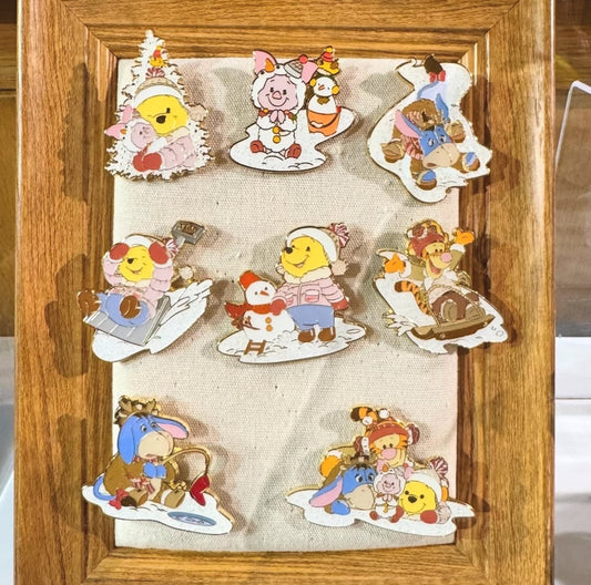 Winnie the Pooh Winter 2024 Mystery Pin Set - Shanghai Disney Resort