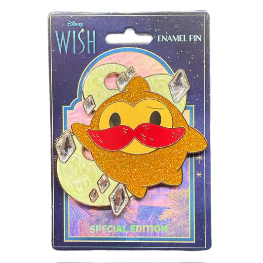 Disney Wish Star with Mustache Jeweled Pin at DPB Store