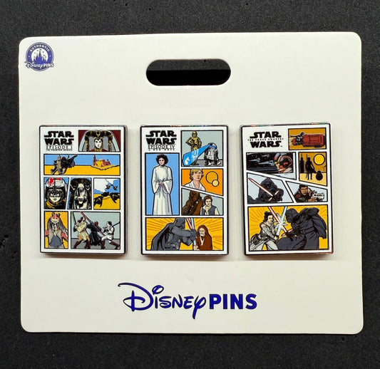 Star Wars Comic Pin Set at Disney Parks