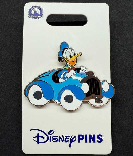 Donald Duck Blue Car Disney Pin 2024