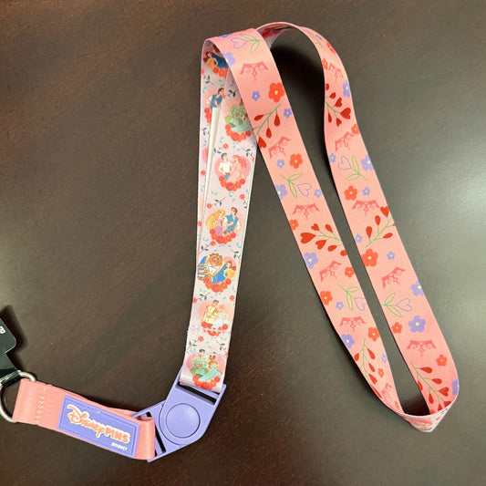 Disney Princess Reversible Disney Pin Trading Lanyard