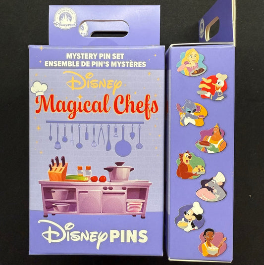 Magical Chefs Mystery Pin Set at Disney Parks