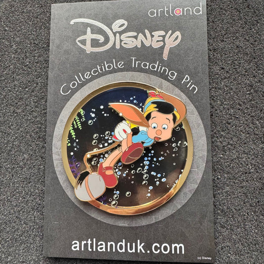 Pinocchio Glass ArtLand Disney Pin