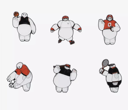 Big Hero 6 Baymax Sports Blind Box Pin Set at BoxLunch