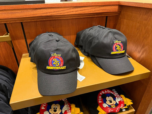 Disney Pin Trading 25th Anniversary Hat