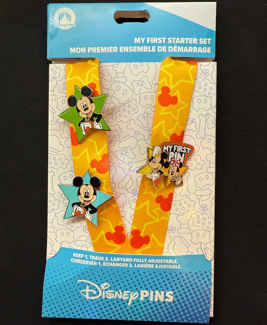Mickey & Minnie “My First Pin“ Pin Trading Starter Set at Disney Parks